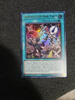Mementotlan Bone Party VASM-EN009 1st Ultra Rare NM Yugioh Card - Image 1