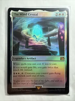 Magic the Gathering - Final Fantasy - The Wind Crystal - Foil - Image 1