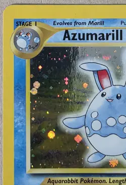 Pokemon TCG Azumarill Neo Genesis 2 Holo Unlimited Rare Card - Image 3