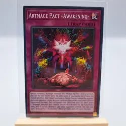 Yugioh TCG Trading Card Single Artmage Pact -Awakening #075 Trap - Image 1