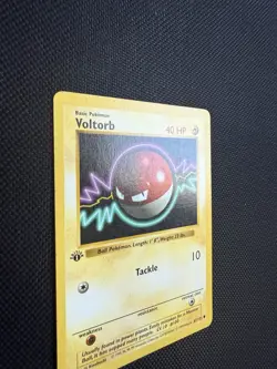 Pokemon Voltorb 67/102 1st Edition Shadowless Base Set Card Unplayed Near Mint - Image 5