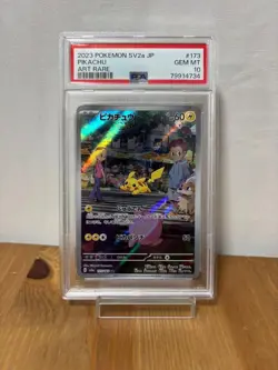 Pokemon Card Pikachu AR PSA10 pokemon Card 151 - Image 1