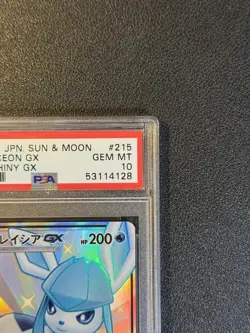 PSA 10 Glaceon GX SSR 215/150 SM8b Sun & Moon Holo 2018 Pokemon Card Japanese - Image 4