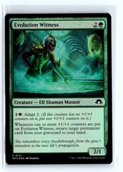FOIL Evolution Witness 151 Modern Horizons 3 - MTG Magic the Gathering Card - Image 1