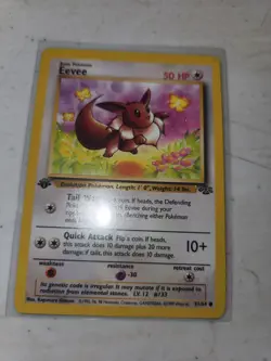 Eevee 51/64 - 1st Edition Jungle - Pokemon Card WOTC NM/LP - Vintage 1999 - Image 1
