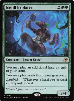 Icetill Explorer Edge of Eternities Regular - NM #192 MTG EOE - Image 1