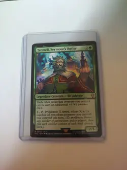 MTG Final Fantasy Tromell, Seymour's Butler #73 Rare With Topload Sleeve - Image 1