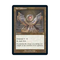 WOTC MtG Modern Horizons Sol Talisman (Retro Frame) (Foil Etched) (R) (Fo NM - Image 1