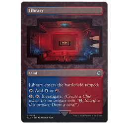 x4 Library CLU MTG M/NM Playset Uncommon Land Blue Red Multi-color Clue TCG CCG - Image 1
