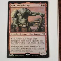 1x HEARTLESS HIDETSUGU FOIL - MTG - NM - Magic the Gathering - Image 1