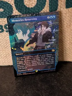 Memories Returning 0331 FOIL Rare Borderless Final Fantasy MTG - Pack Fresh - Image 1