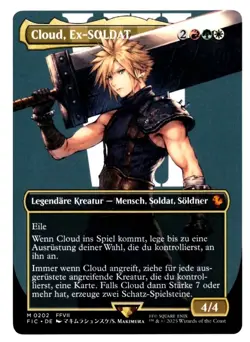 MTG | Cloud, Ex-SOLDIER #0202 | Final Fantasy | NM | Deutsch - Image 1
