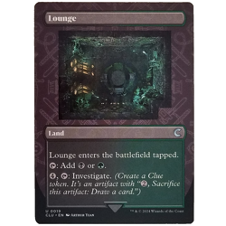 x4 Lounge CLU MTG M/NM Playset Uncommon Land Multi-color Borderless Black Green - Image 1