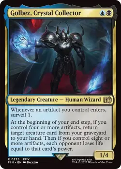 Golbez, Crystal Collector - FINAL FANTASY MAGIC CARD MTG NM-MINT RARE - Image 1
