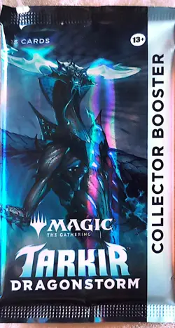 MTG Tarkir: Dragonstorm Collector Booster (Single Pack) Magic the Gathering NEW - Image 1
