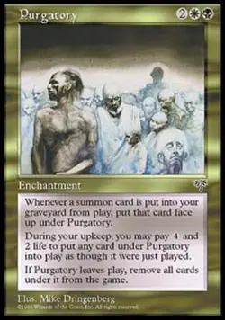 Purgatory - Medium Play MTG Mirage - Image 1