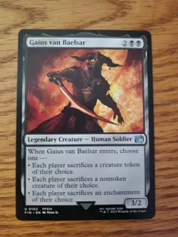 MTG, MAGIC: GAIUS VAN BAELSAR, FIN, UNCOMMON, 0102 - NM - REGULAR FINISH - Image 1