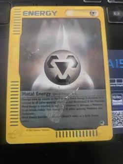 POKEMON EXPEDITION METAL ENERGY RARE NON HOLO BAD 159/165 - Image 1