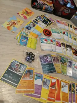 💥 Grosses Pokemon Karten Set Englisch Glurak Koffer Schwert & Schild Lot Bulk En - Image 2