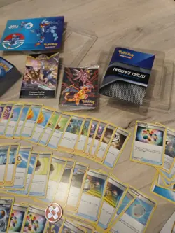 💥 Grosses Pokemon Karten Set Englisch Glurak Koffer Schwert & Schild Lot Bulk En - Image 5