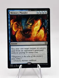 Memory Plunder 849 Commander Legends: Baldur's Gate CLB MTG LP - Image 1