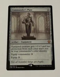 Mtg Commander's Plate - Commander Legends NM - Image 1