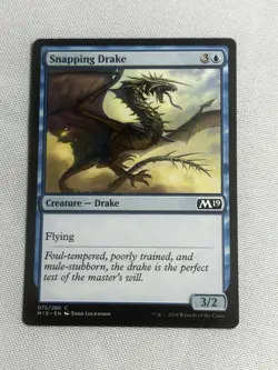 Snapping Drake (075) Core Set 2019 M19 MTG Magic The Gathering L10760* - Image 1