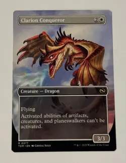 MTG Clarion Conqueror (Reversible) (Borderless) Tarkir: Dragonstorm LP - Image 2