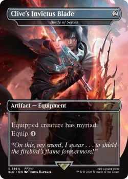 Clive's Invictus Blade (Blade of Selves) Final Fantasy Secret Lair NM MTG - Image 1