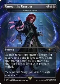 Unseat the Usurper (Praetor's Grasp) - Final Fantasy Secret Lair - NM - MTG - Image 1