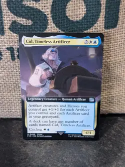 Magic MTG Final Fantasy Cid, Timeless Artificer #480 *NON-FOIL* Extended Art - Image 1