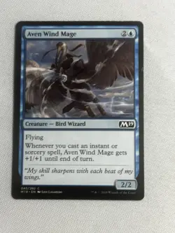 Aven Wind Mage (045) Core Set 2019 M19 MTG Magic The Gathering L10745* - Image 1