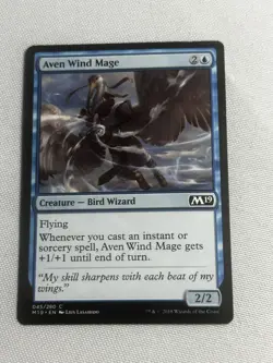 Aven Wind Mage (045) Core Set 2019 M19 MTG Magic The Gathering L10745* - Image 2