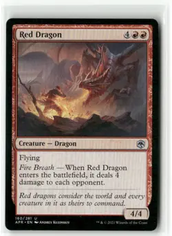 Red Dragon - Adventures in the Forgotten Realms MTG NM - Image 1