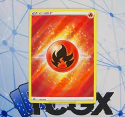 Pokemon - Fire Energy (Texture Full Art) - 153/159 - Crown Zenith - Holo NM - Image 1