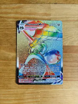 Melmetal VMAX 080/078 Pokemon GO Rainbow Hyper Rare Full Art Card Near Mint - Image 1