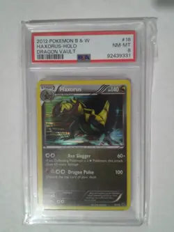 Haxorus Holo #16/20 PSA 8 Dragon Vault Pokemon 2012 - Image 1