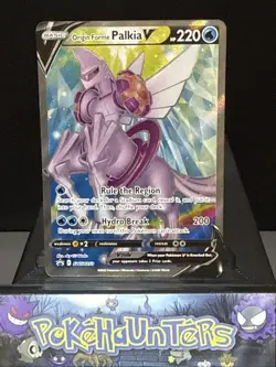 Pokemon Card Origin Forme Palkia V SWSH253 Black Star Promo Full Art NM - Image 1