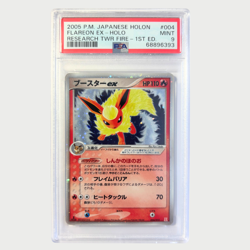 PSA 9 Pokemon Flareon Ex Holo 1st Edition Japanese Research Twr Fire 2005 - Image 1