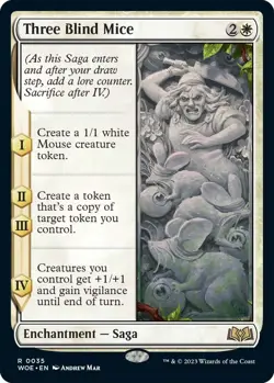 Three Blind Mice - 35 / English / Near Mint MTG - Image 1