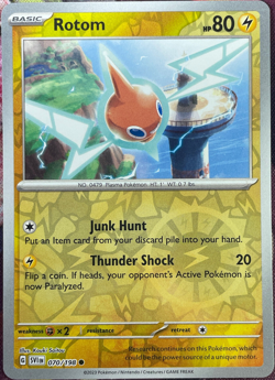 Rotom Reverse Holo - 070/198 - Scarlet & Violet Base Pokemon 2023 - Image 1
