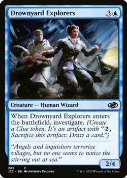 X 1 Drownyard Explorers NM Jumpstart 289 MTG Magic The Gathering - Image 1