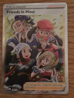 Friends in Hisui (Full Art) - 148/159 - Ultra Rare Pokemon TCG Crown Zenith NM - Image 1