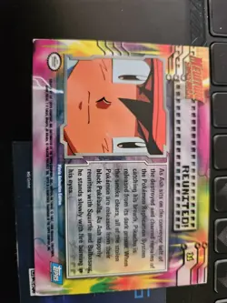 Pokemon TCG Topps Movie Animation Series Mewtwo Strikes Back #31 Reunited! Blue - Image 2