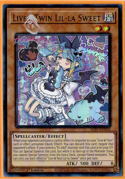 Yugioh! Live☆Twin Lil-la Sweet ALIN-EN028 (UR) 1st Ed "Live☆Twin Support" - Image 1