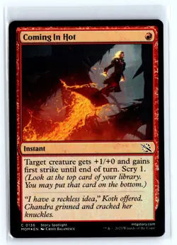FOIL Coming In Hot March of the Machine - MTG Magic the Gathering Card - Image 1