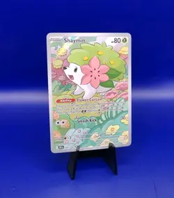 Shaymin 185/182 Illustration Rare Destined Rivals Pokemon Card Nintendo 2025 - Image 2