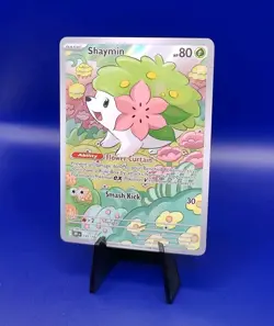 Shaymin 185/182 Illustration Rare Destined Rivals Pokemon Card Nintendo 2025 - Image 3