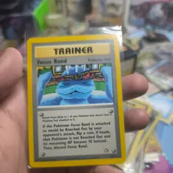 Pokemon Card Focus Band 86/111 Rare 1st Edition Neo Genesis Set WOTC - Excellent - Image 1