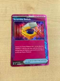 Scramble Switch 186/191 S&V Surging Sparks Ace Spec Holo Rare Pokemon Card - Image 1